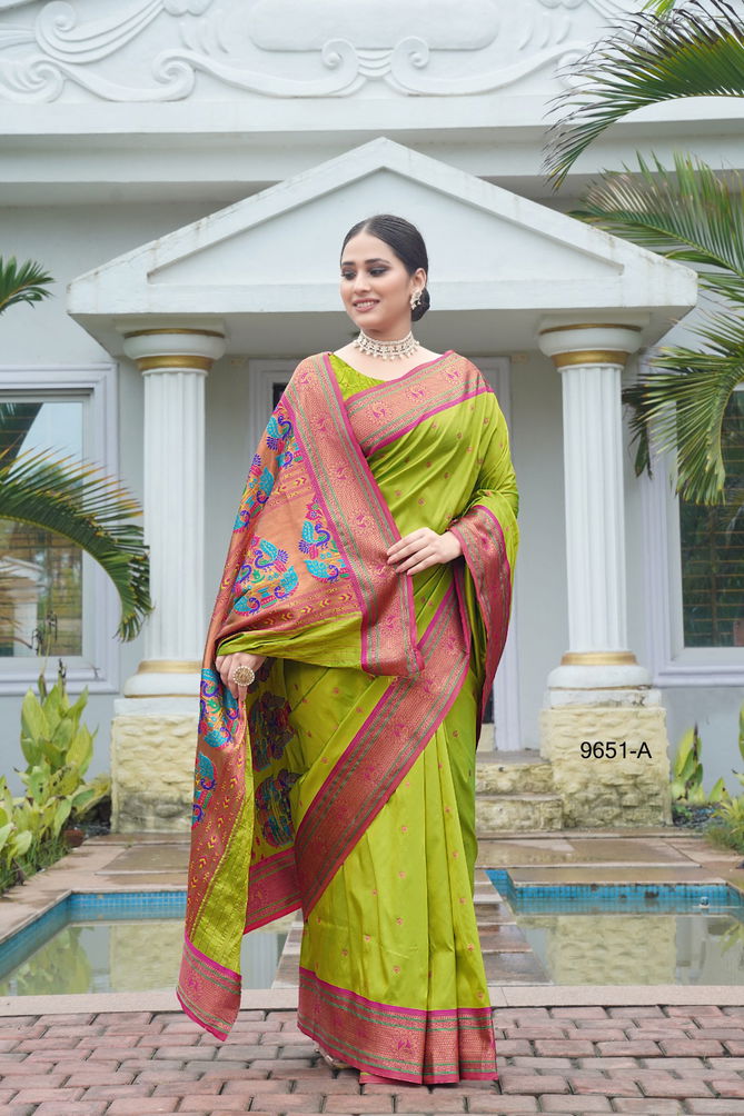 Pethani 9651 By SRC Silk Designer Sarees Wholesale Clothing Suppliers In India